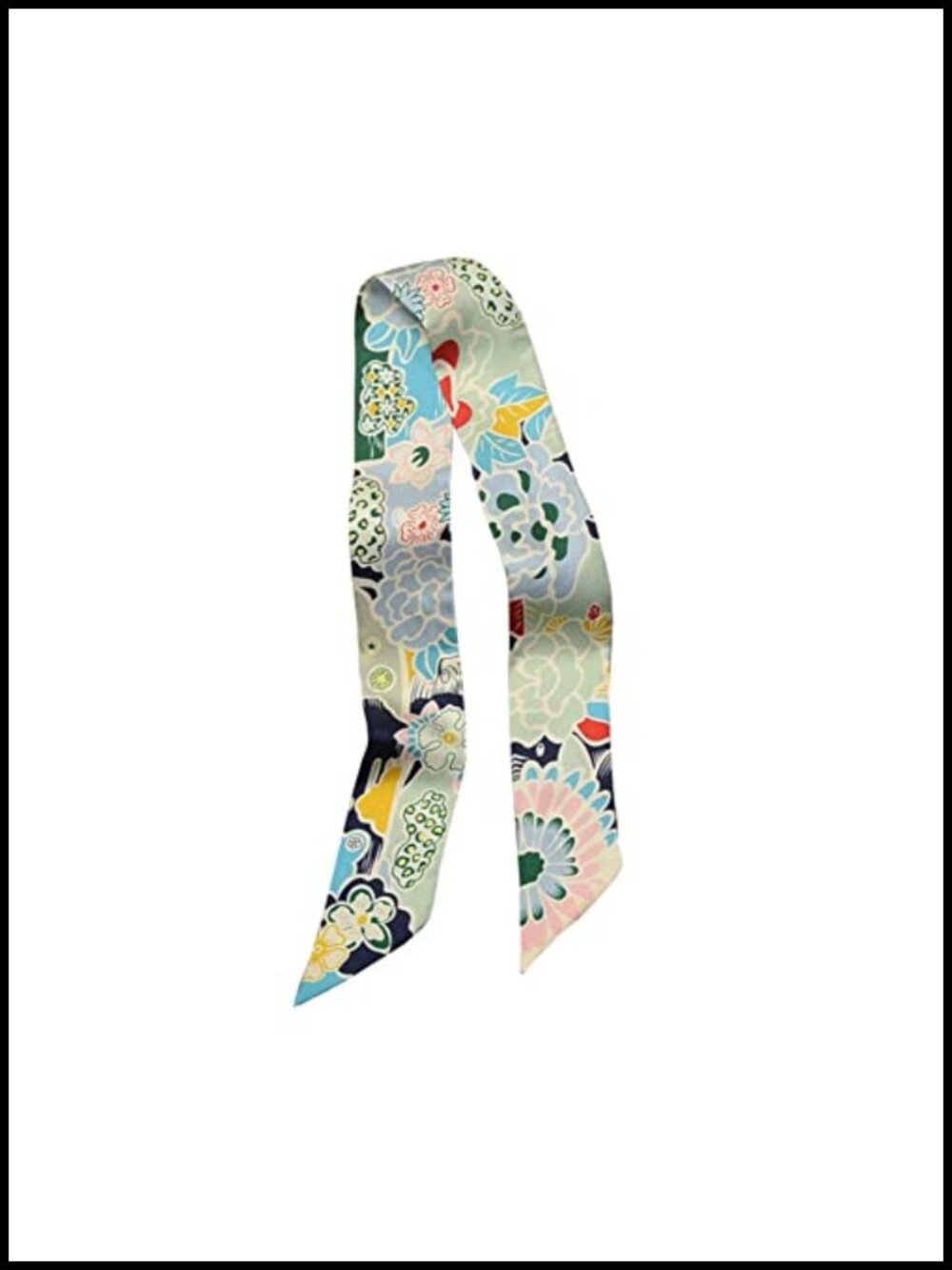 100% Mulberry Silk Scarf Hair Ribbon Handbag Wrap Tie Neckerchief